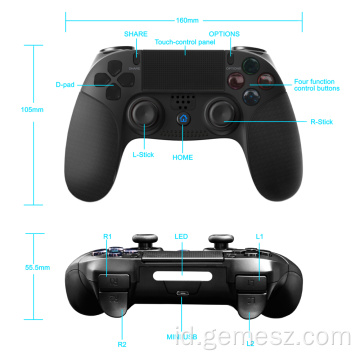 Joystick Gamepad Pengontrol PS4 Bluetooth